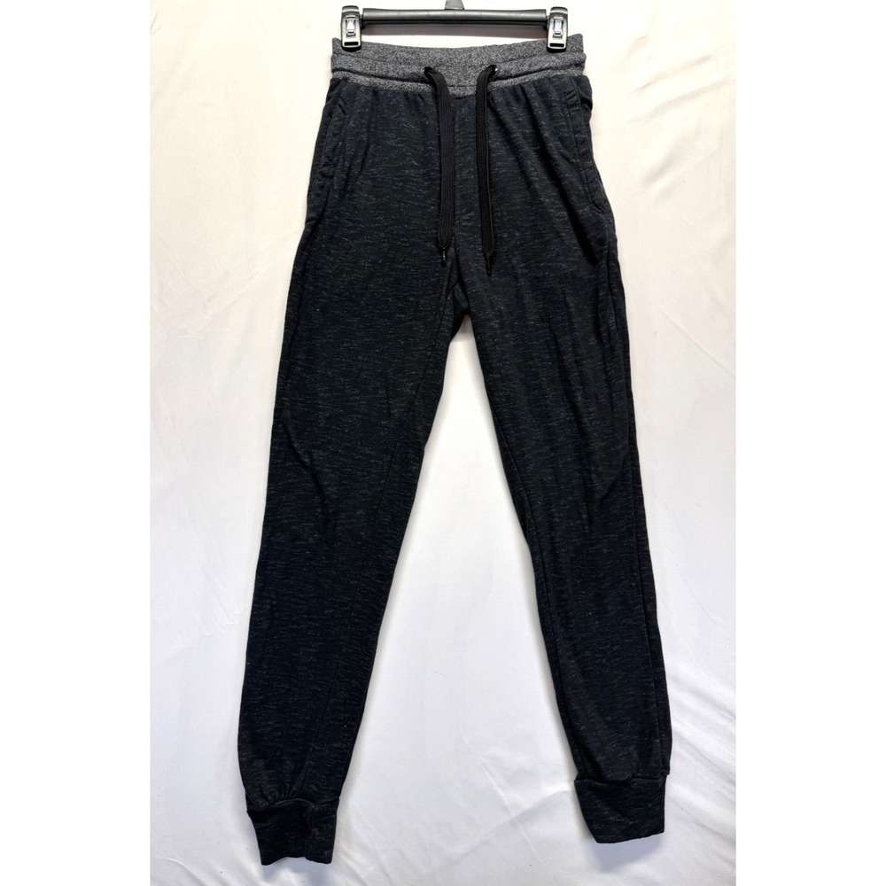 CSG Champs Sports Gear Jogger Pants Mens Small Black Drawstring Tapered Leg